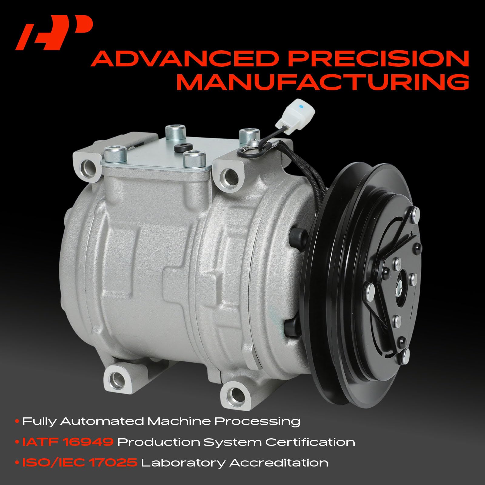 PHOBOOS A/C Compressor With Clutch For Kia Sportage 1995-2001